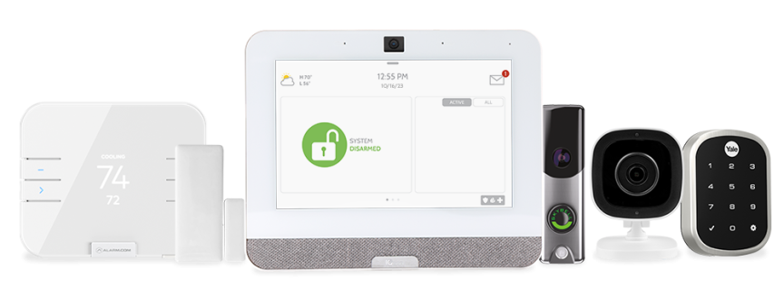 Alarm.com Device Collage